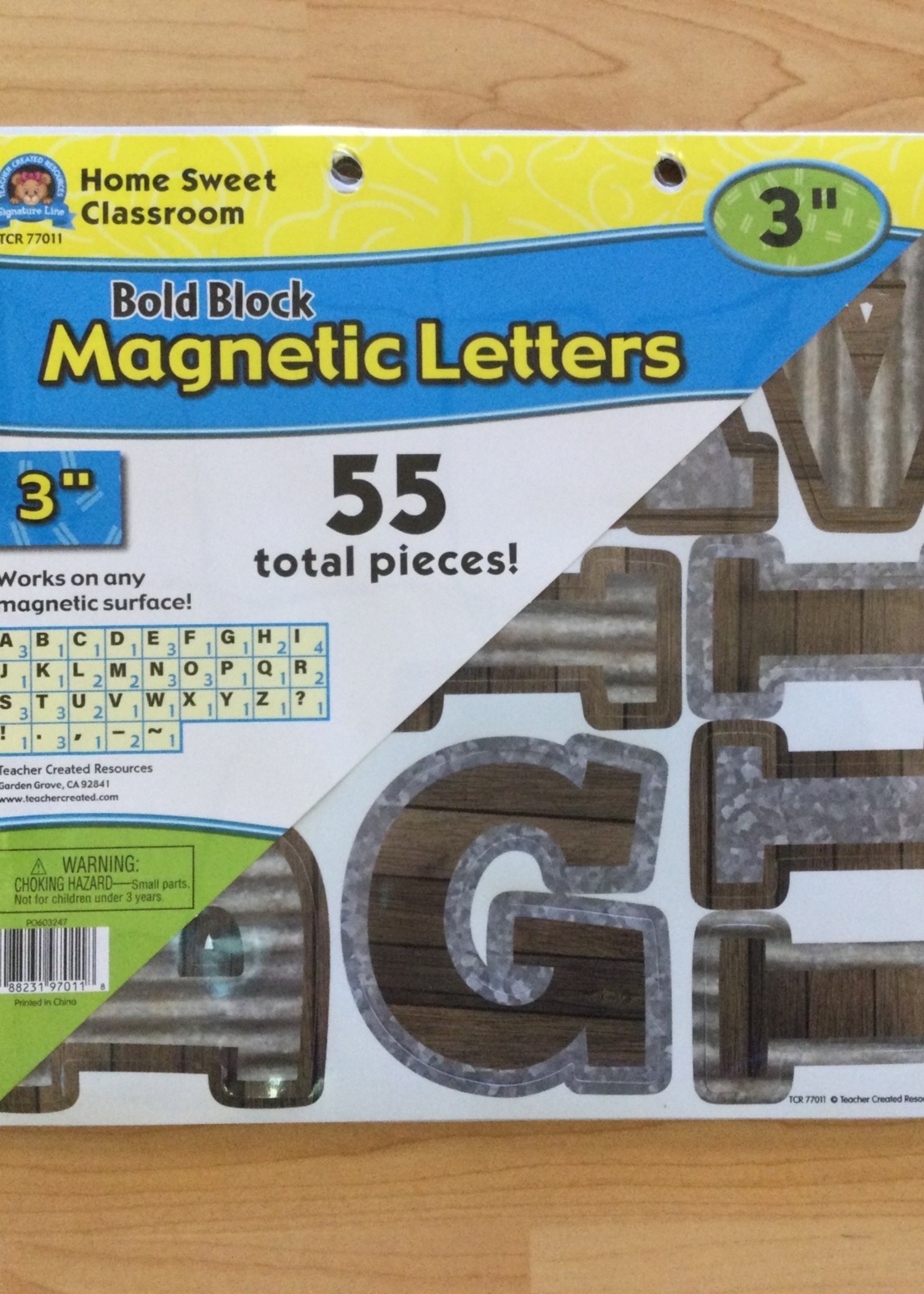 Home Sweet Classroom 3" Magnetic Letters 55pc