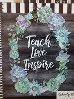 Schoolgirl Style Teach Love Inspire Teacher Planner