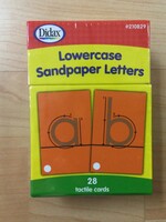 Lowercase Sandpaper Letters