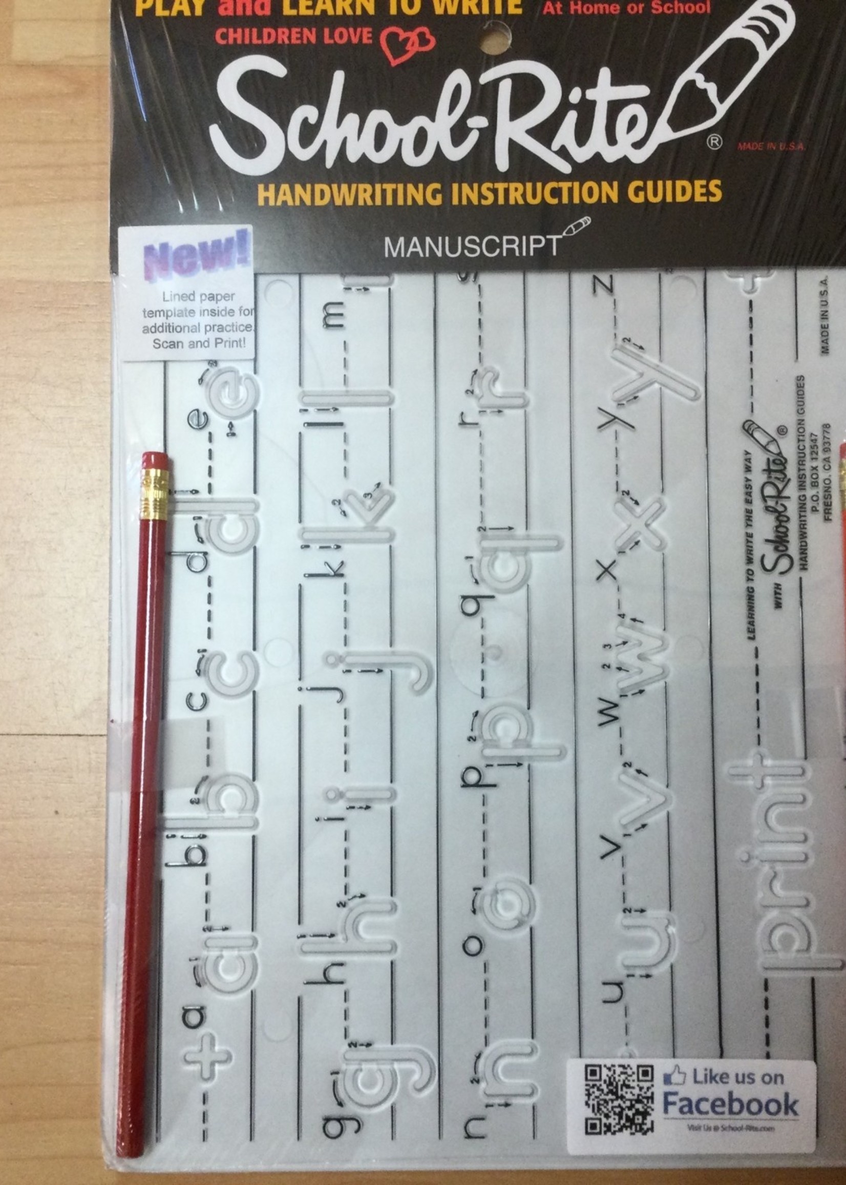 Lowercase Manuscript Handwriting Guide