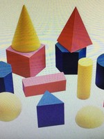 Foam Geometric Solids 12 pc