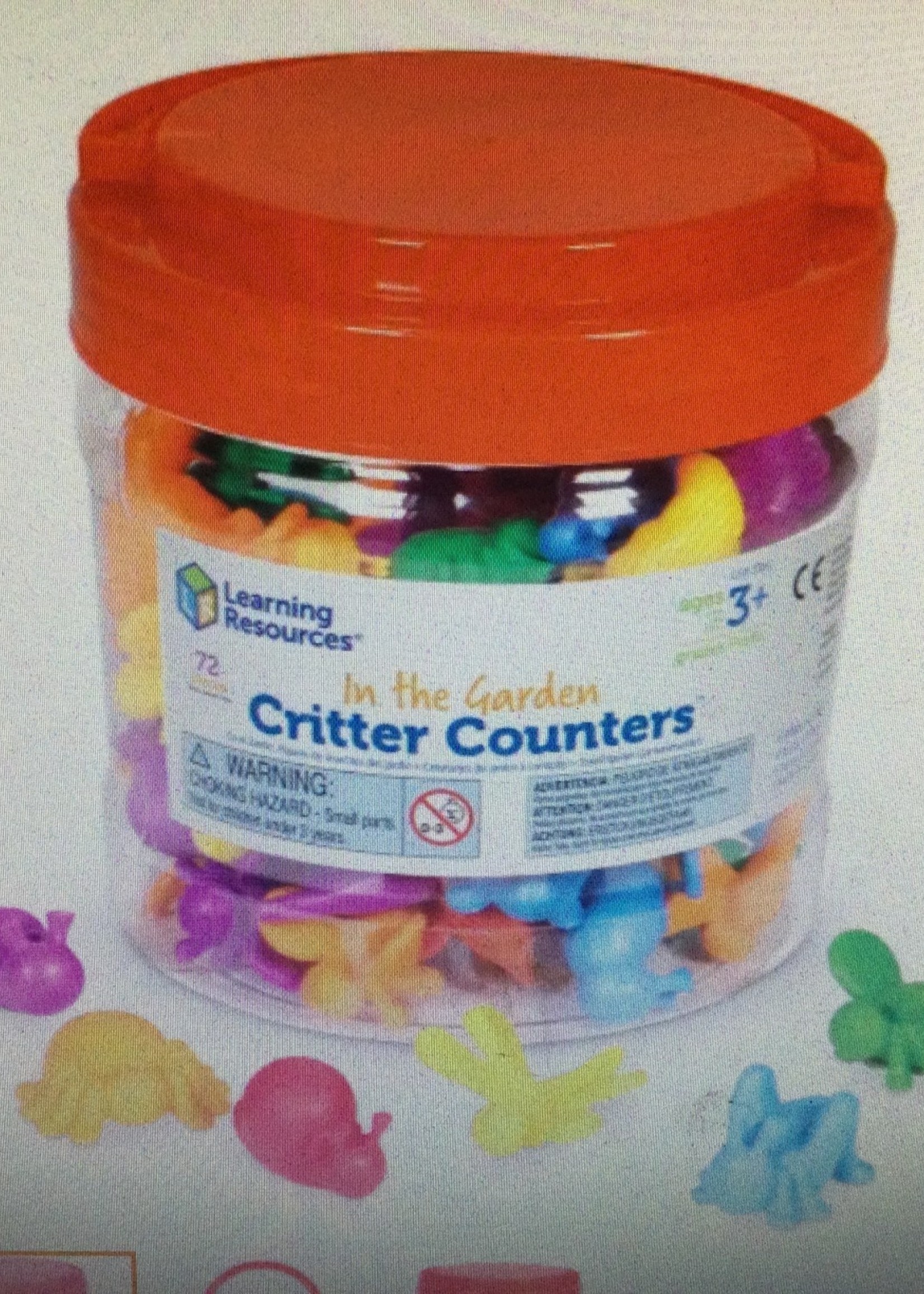 In The Garden Critter Counters 72pc