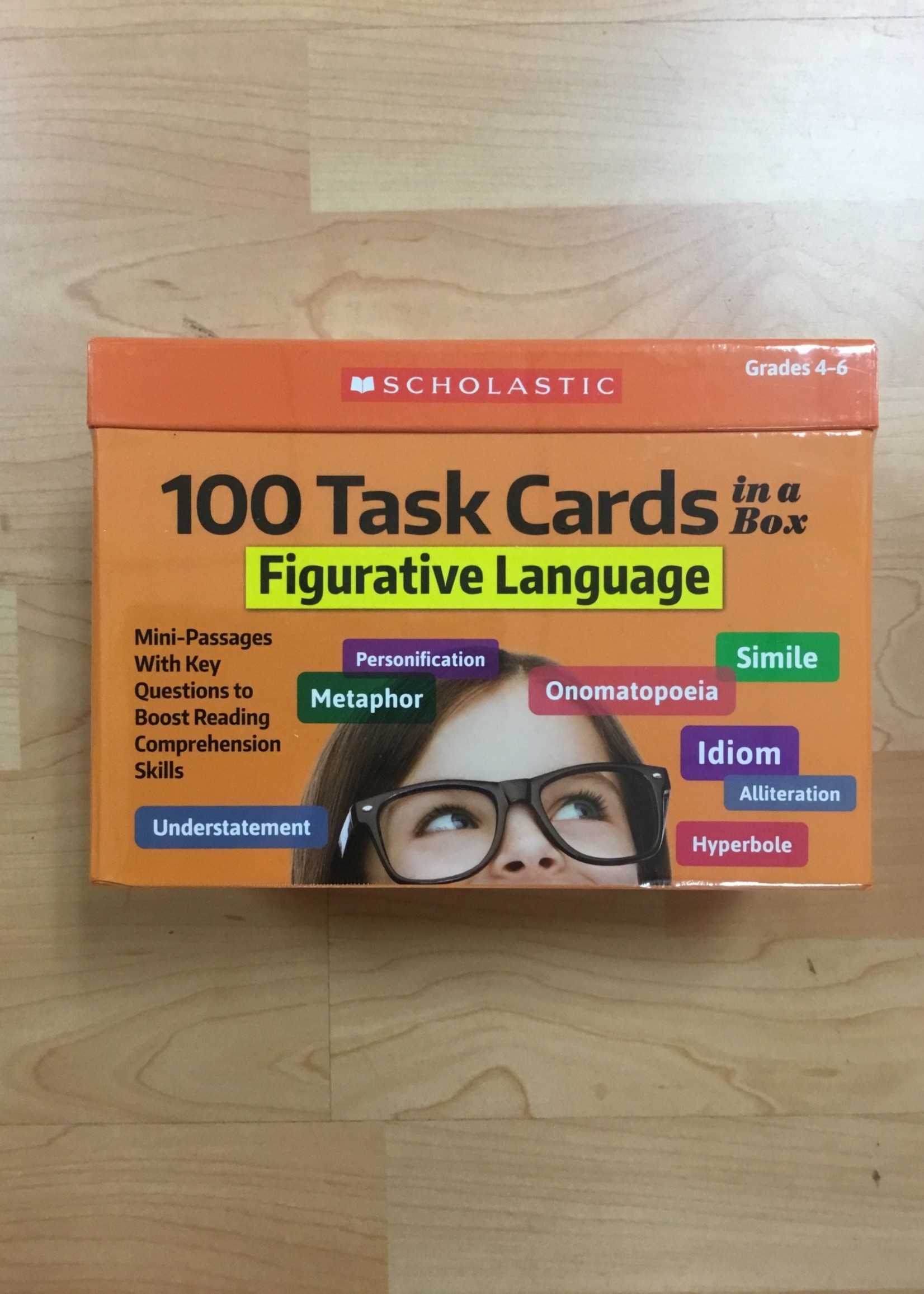 100 Task Cards in a Box-Figurative Language