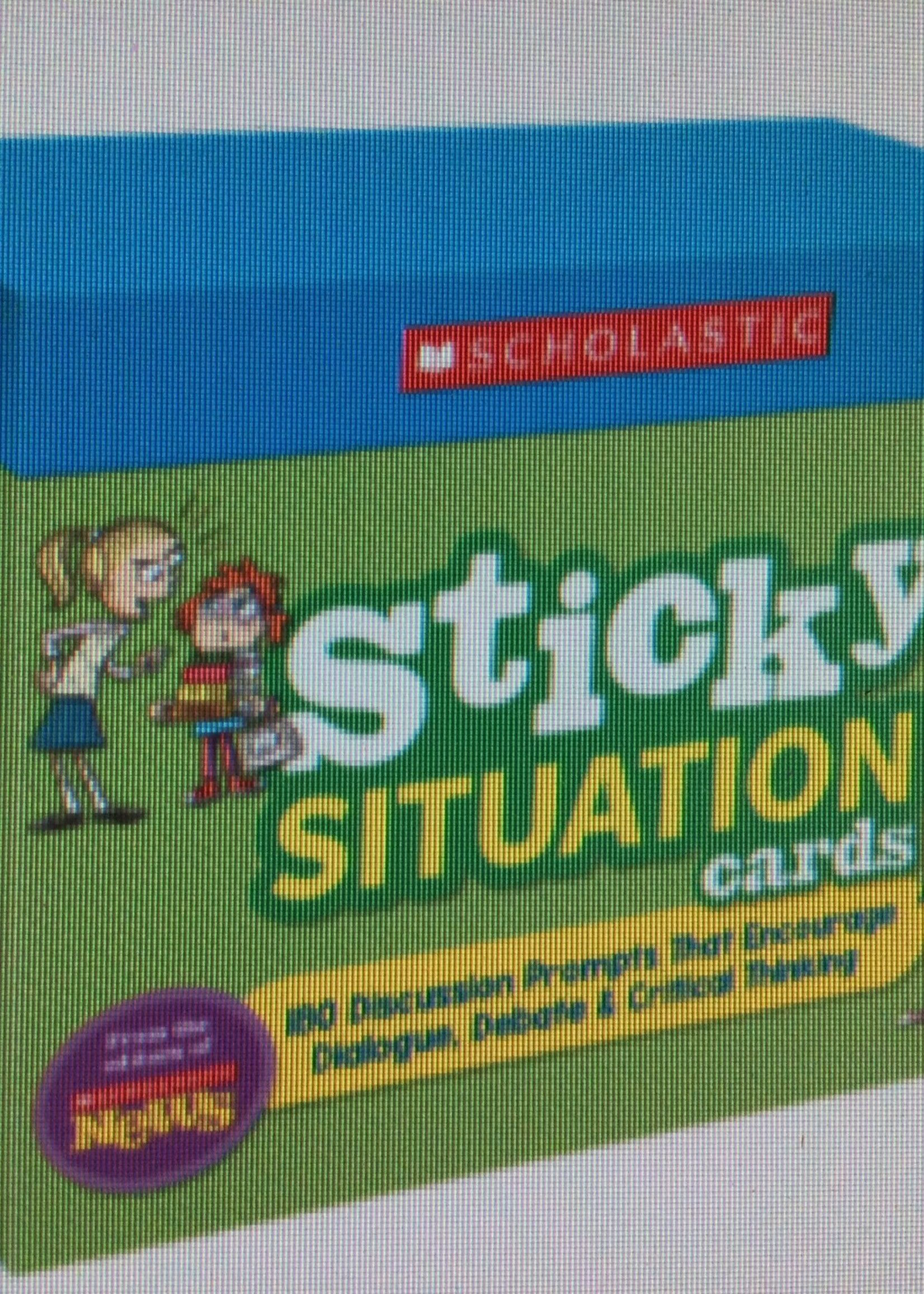Sticky Situation Cards-Gr 1-3 100 double-sided cards