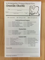 Duplicate Kindergarten Progress Notes 50 forms