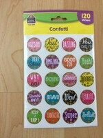 Confetti Good Job Stickers