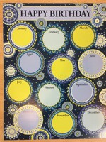 Blue Harmony Birthday Chart