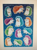 Sparkle Hedgehogs Stickers (24)