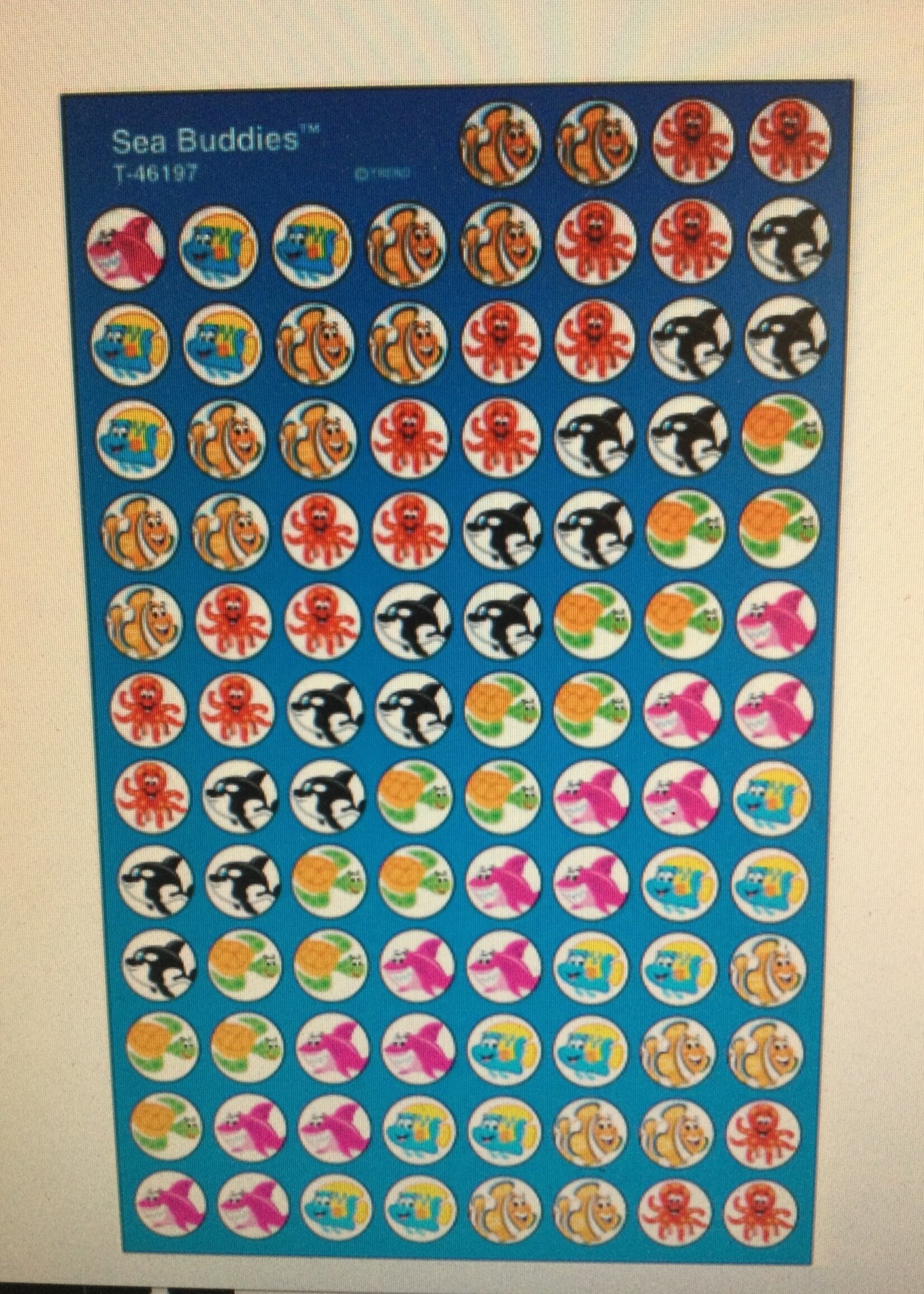 Sea Buddies Spot Stickers 800pc