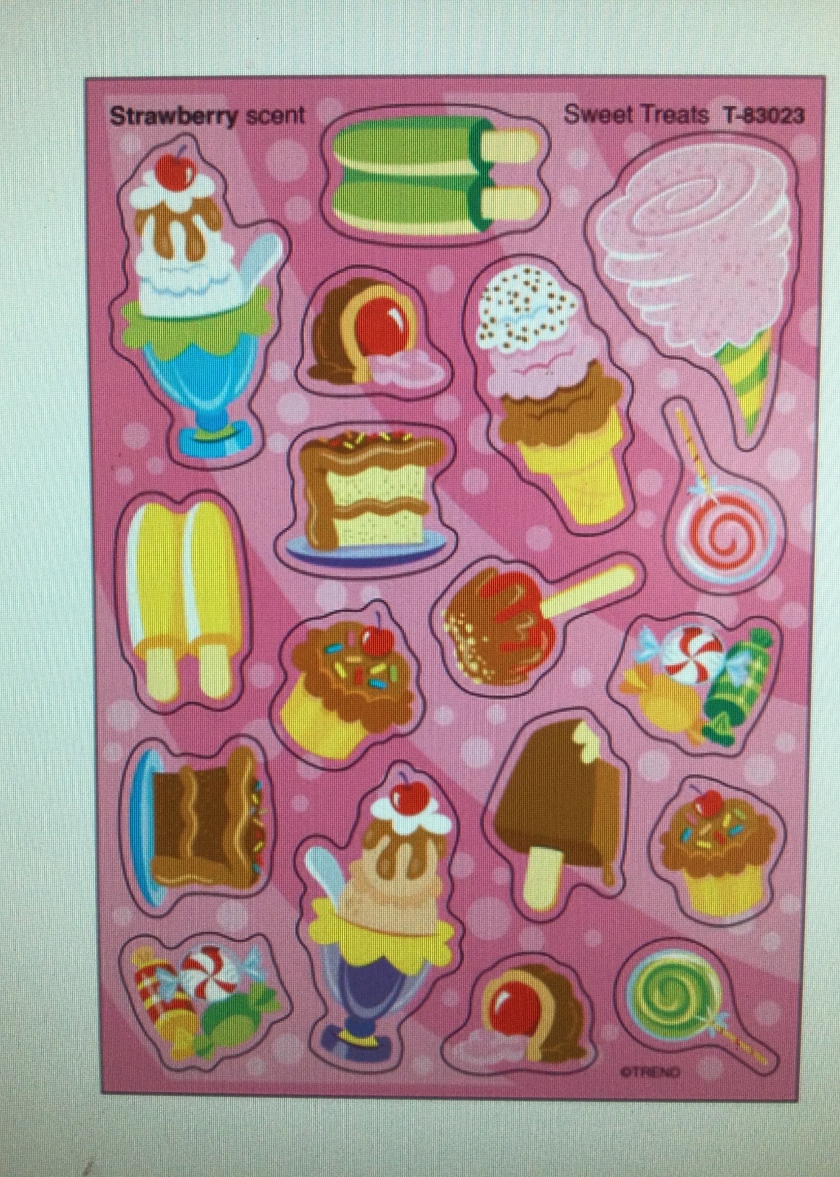 Sweet Treats Stinky Stickers (72)