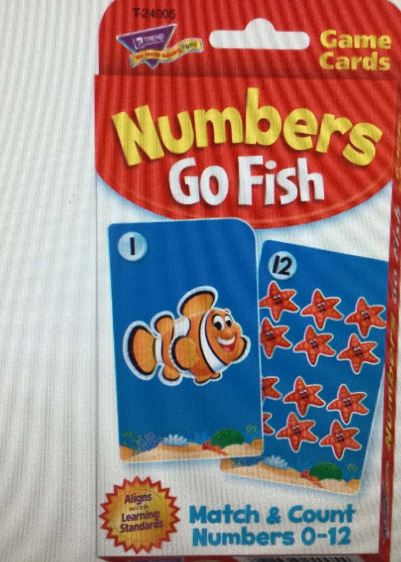 Numbers Go Fish Card Game