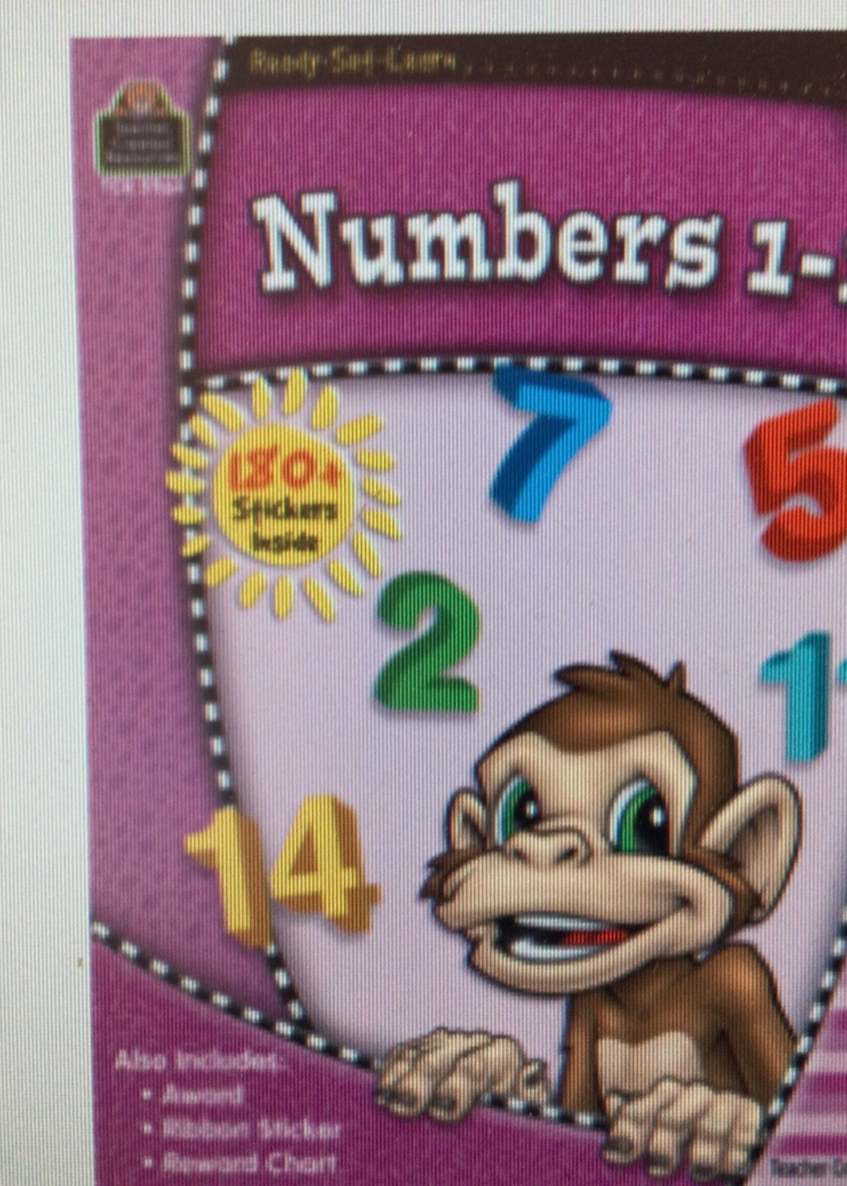 Ready Set Learn Numbers 1-20