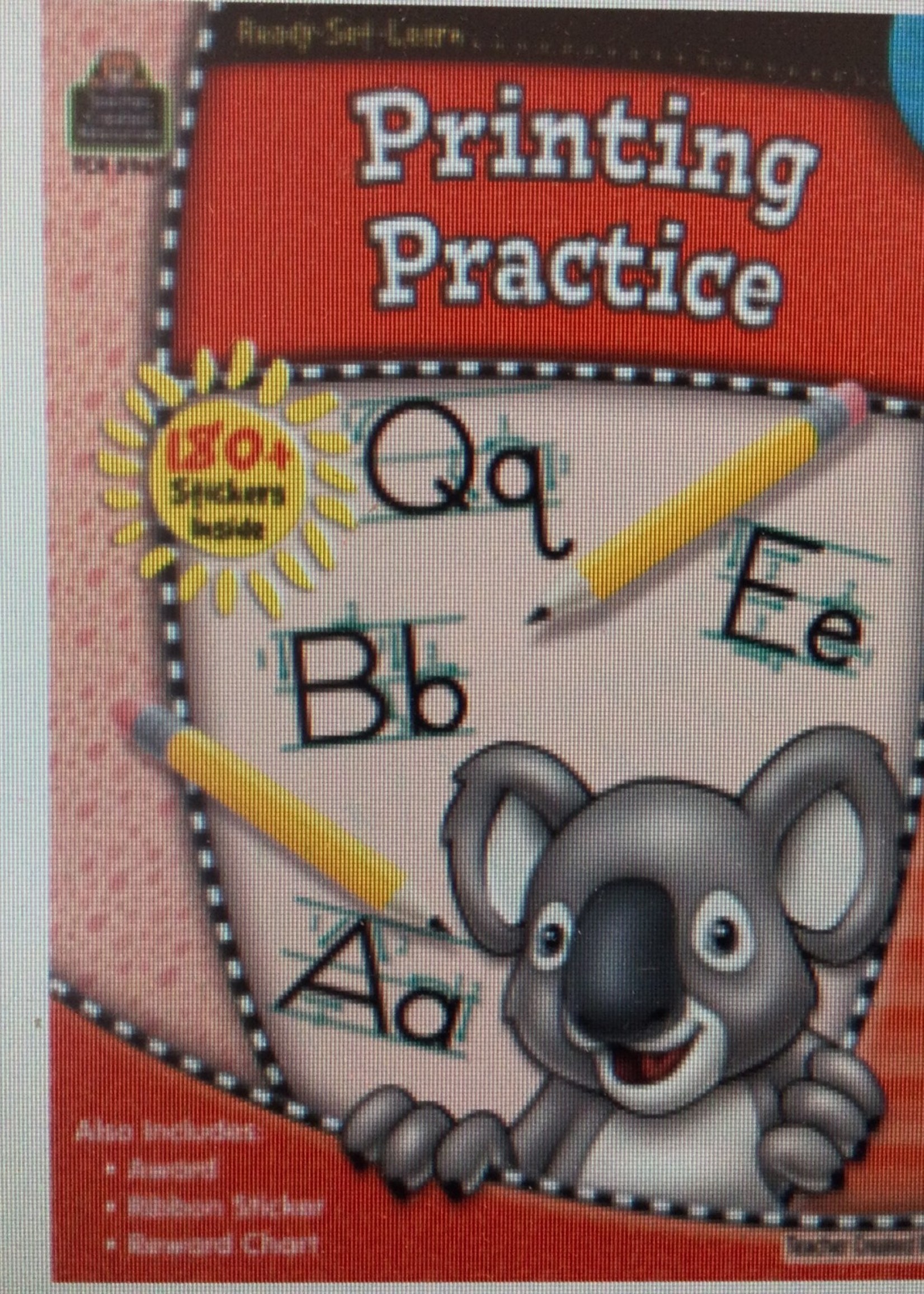 Ready Set Learn Printing Practice K-1