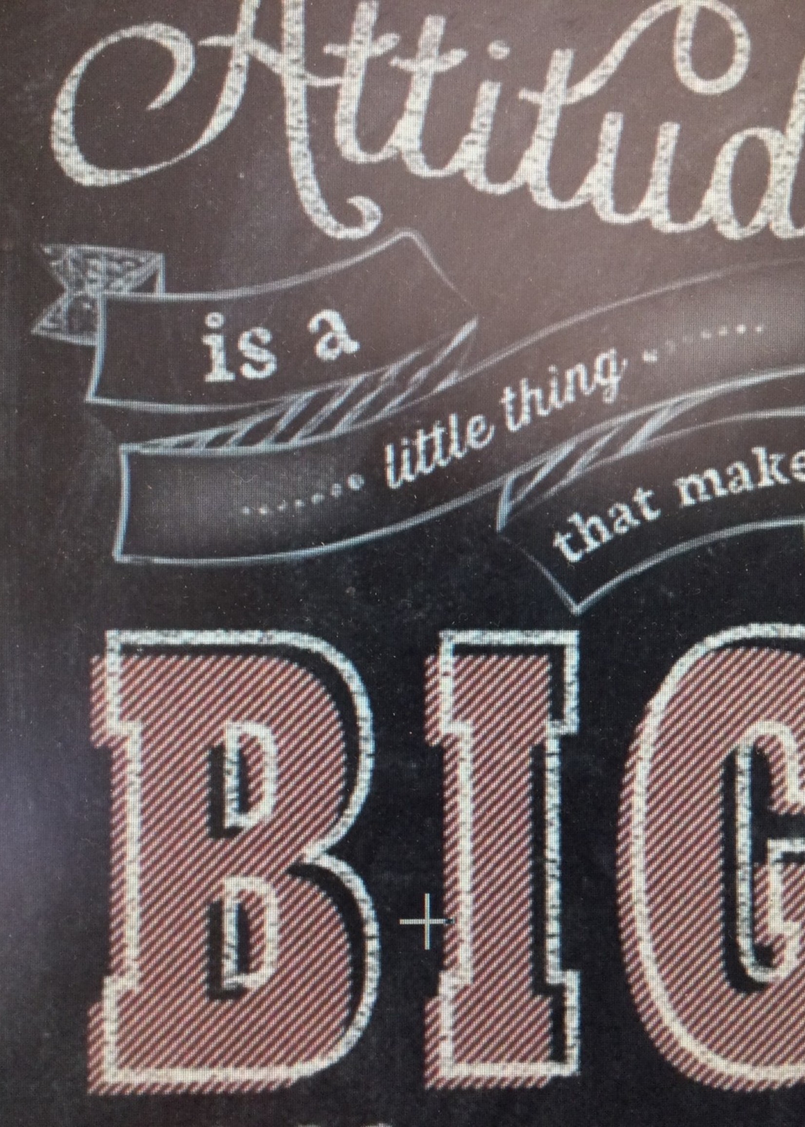 Attitude is a Little Thing Poster