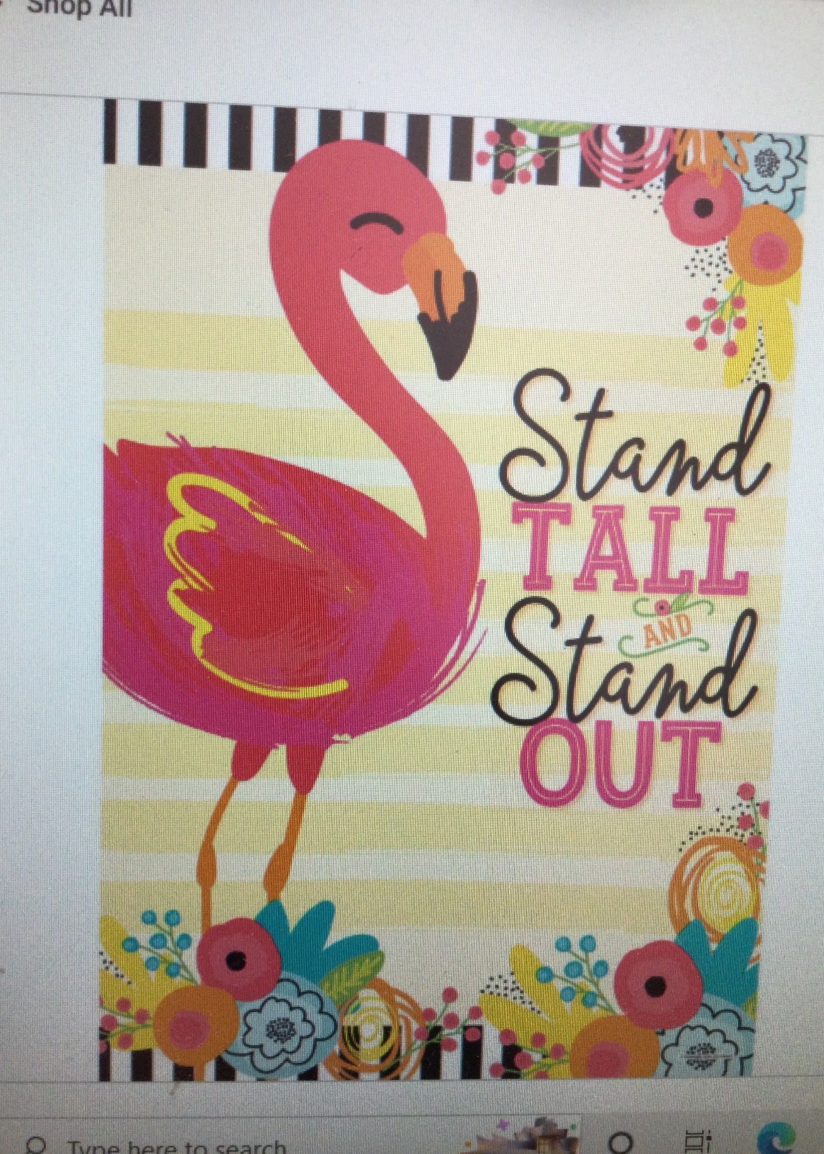 Schoolgirl Style Simply Stylish Stand Tall & Stand Out Poster