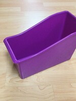 Purple Plastic Book Bin