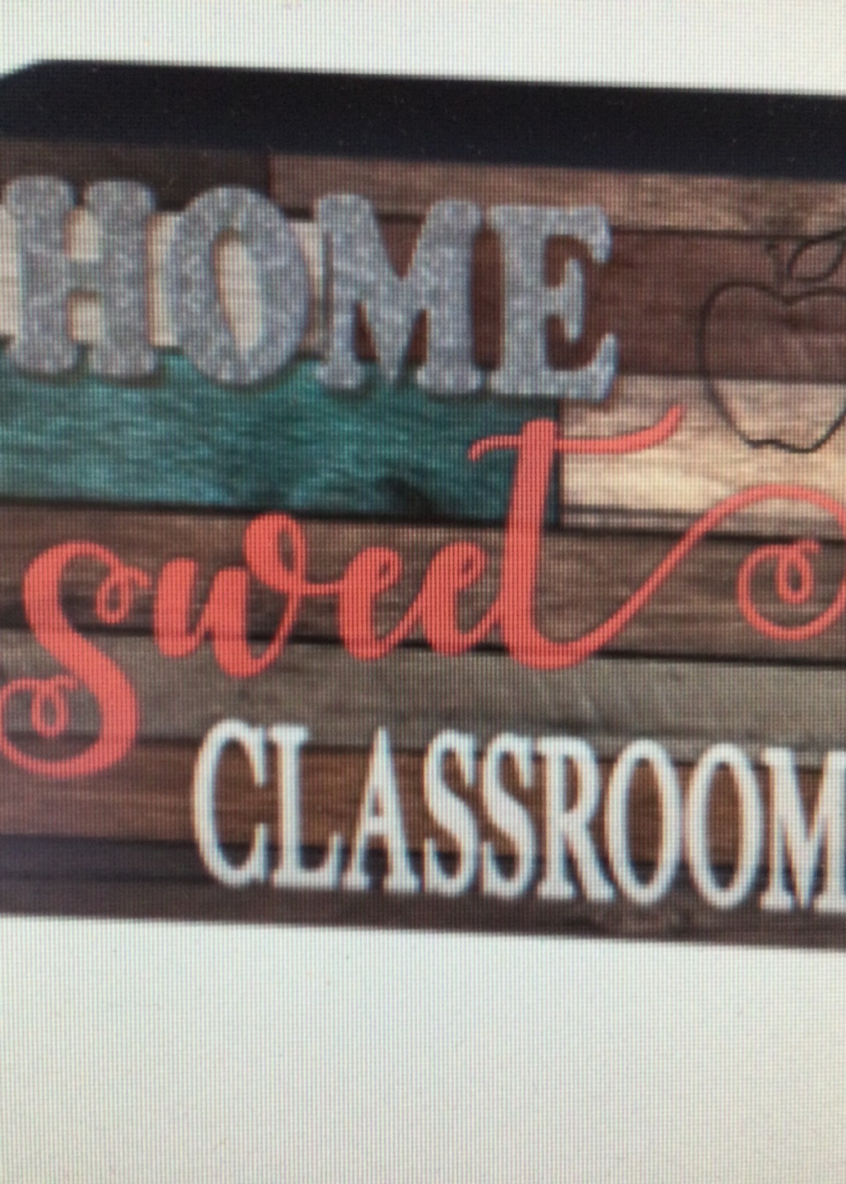 Home Sweet Classroom Magnetic Eraser