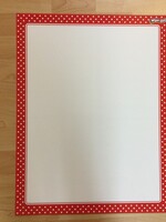 Red Polka Dot Wipe-Off Chart