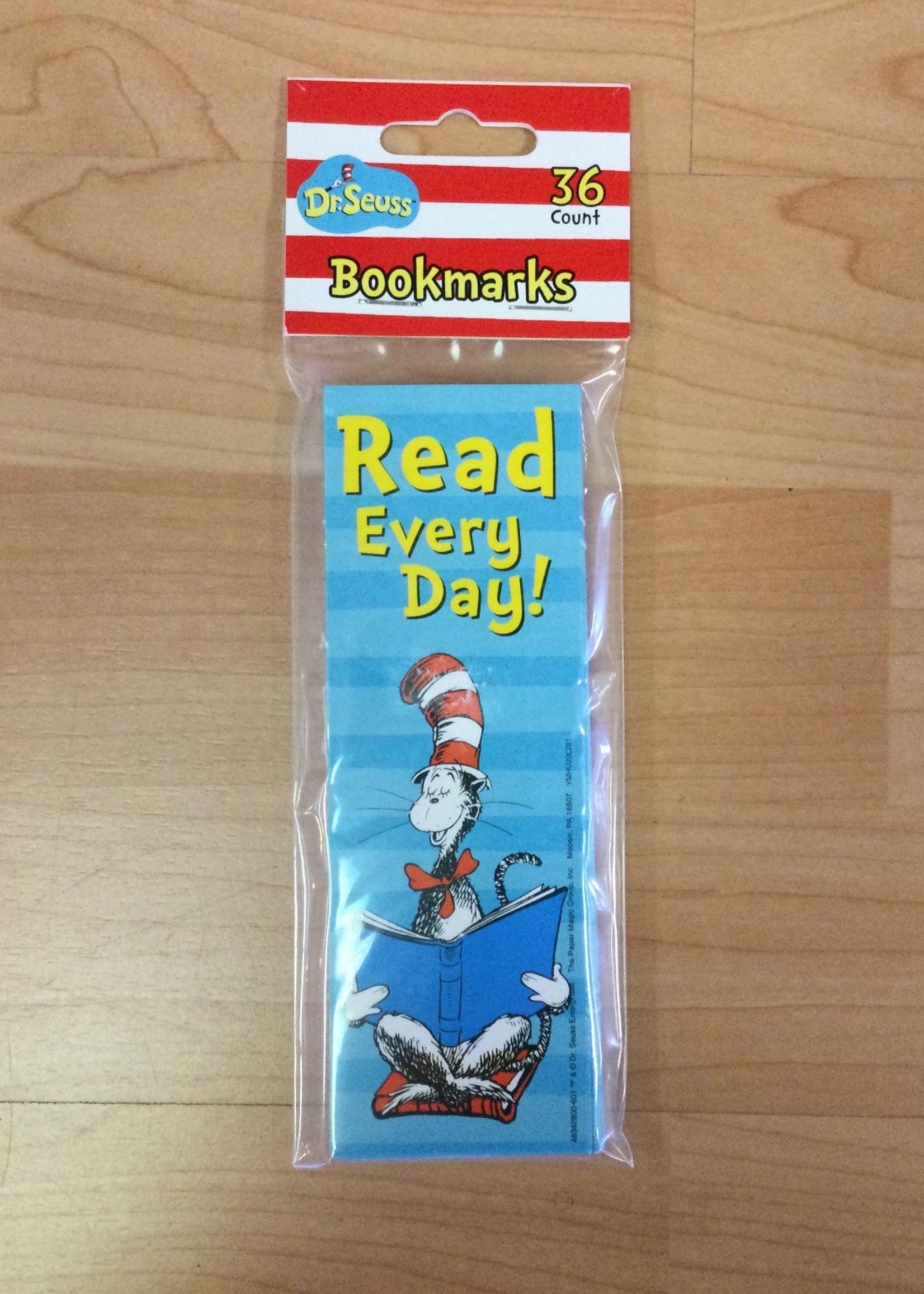Dr. Seuss Cat in the Hat Read Every Day Bookmarks 36pk