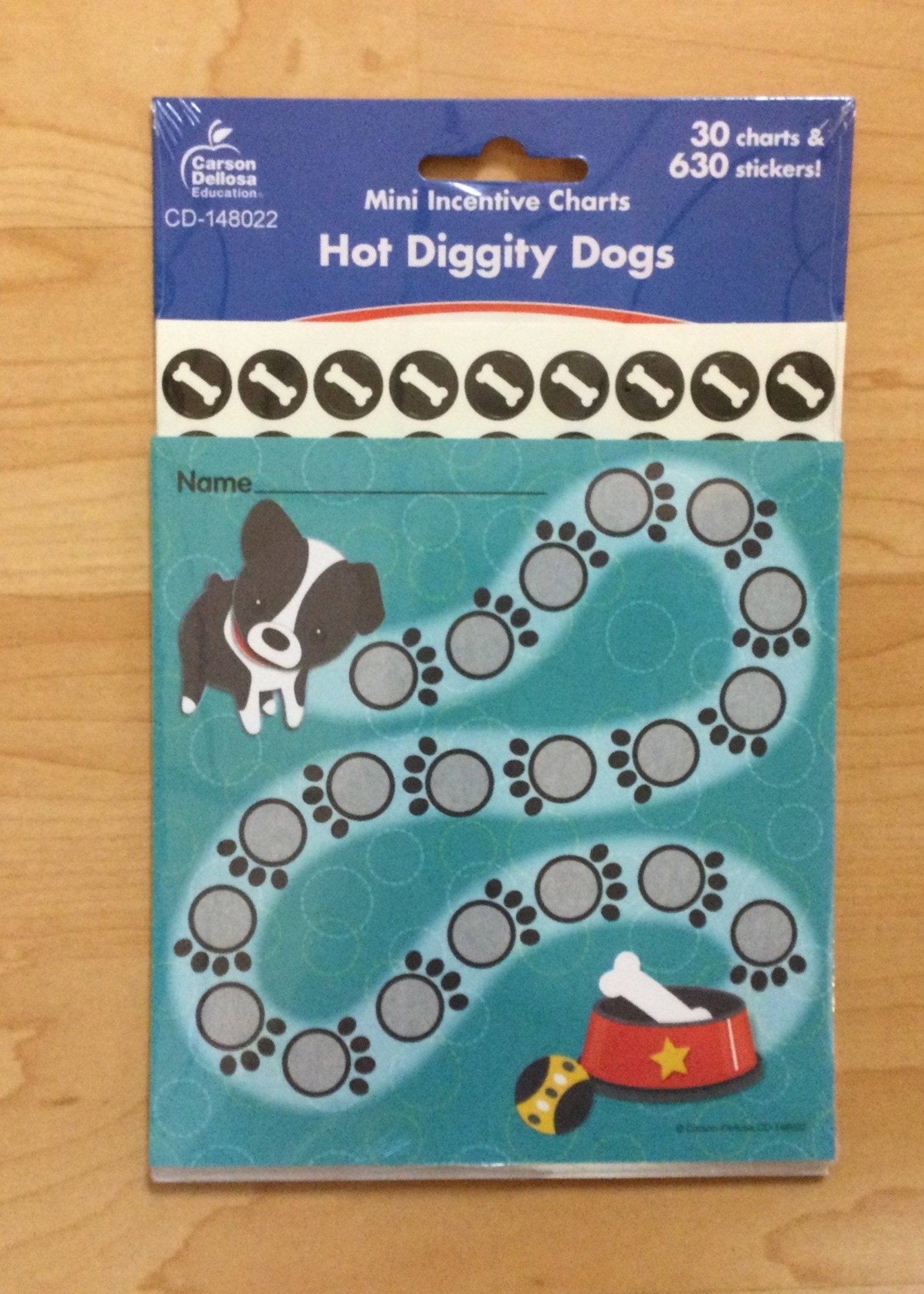 Hot Diggity Dogs Mini Incentive Charts 30pk