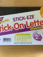 Black 2" Stick-Eze Letters 107pc