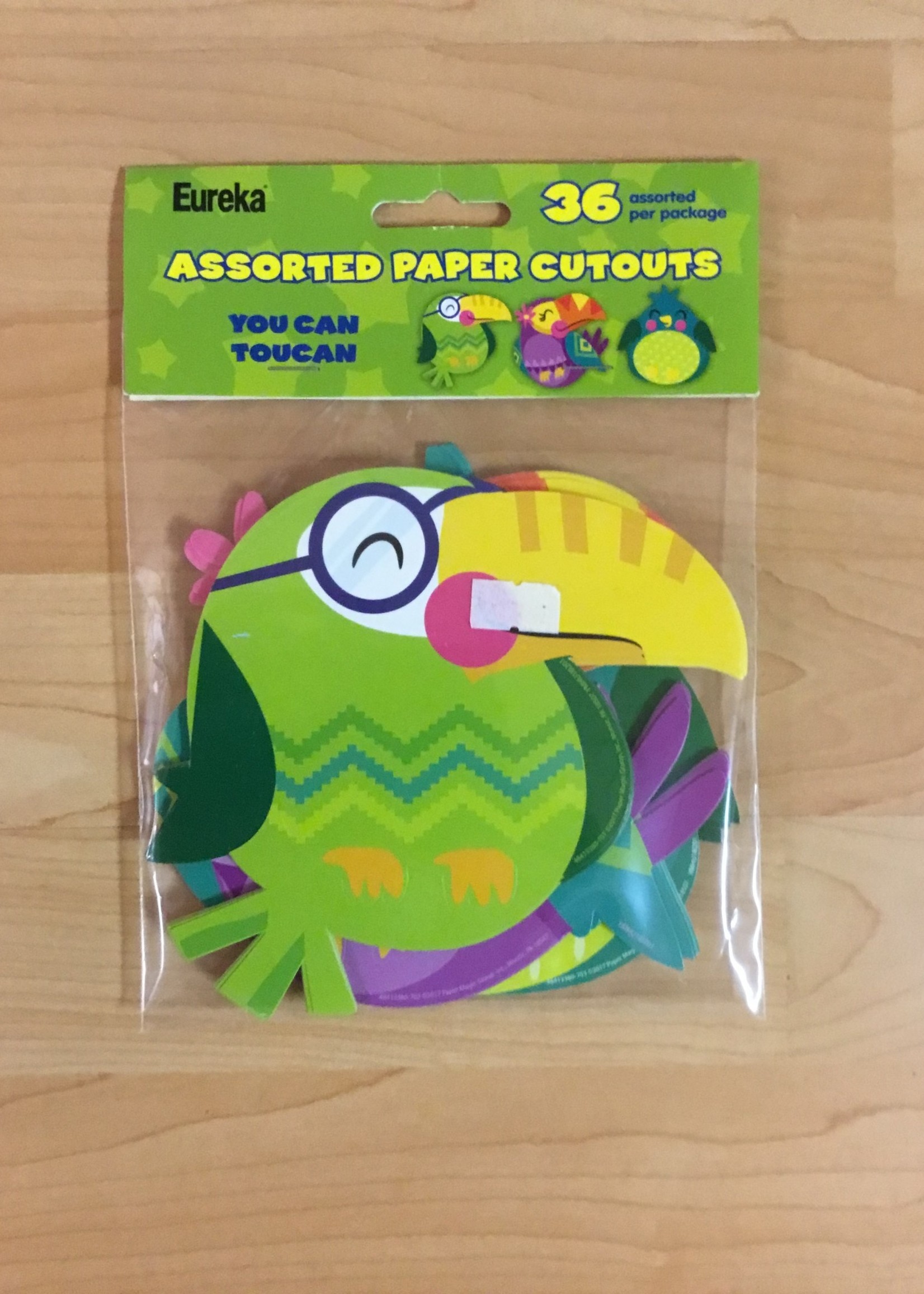 You Can Toucan Cutouts 36pc