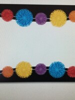 Pom-Poms Labels 36pk