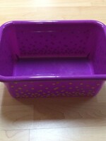 Purple Confetti Small Storage Bin