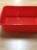 Large Red Storage Bin