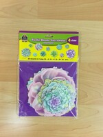 Rustic Bloom Succulents Assortment Cutouts 60pc