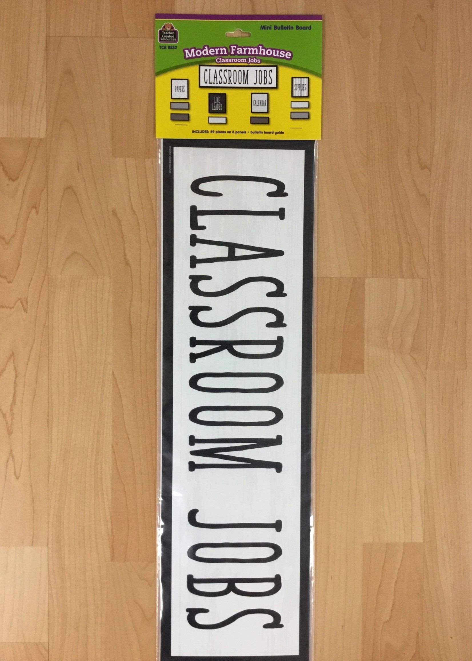 Modern Farmhouse Classroom Jobs Mini Bulletin Board