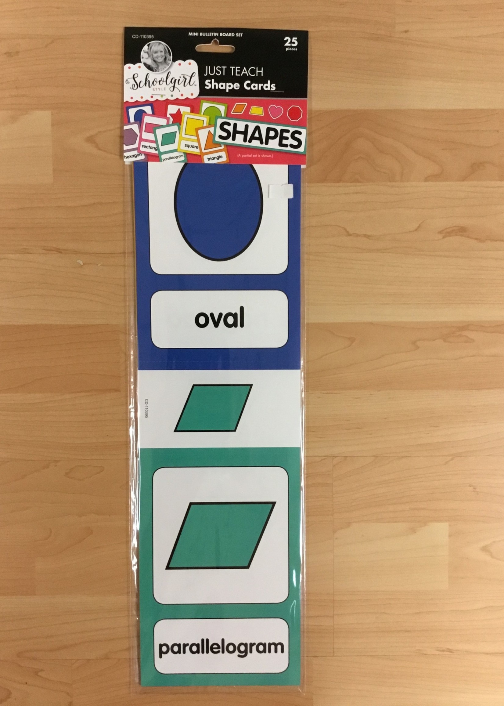 Schoolgirl Style Just Teach Shape Cards Mini Bulletin Board
