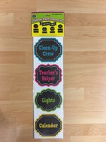 Chalkboard Brights Classroom Jobs Mini Bulletin Board