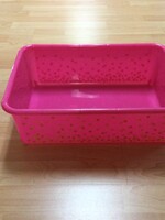 Pink Confetti Large Storage Bin