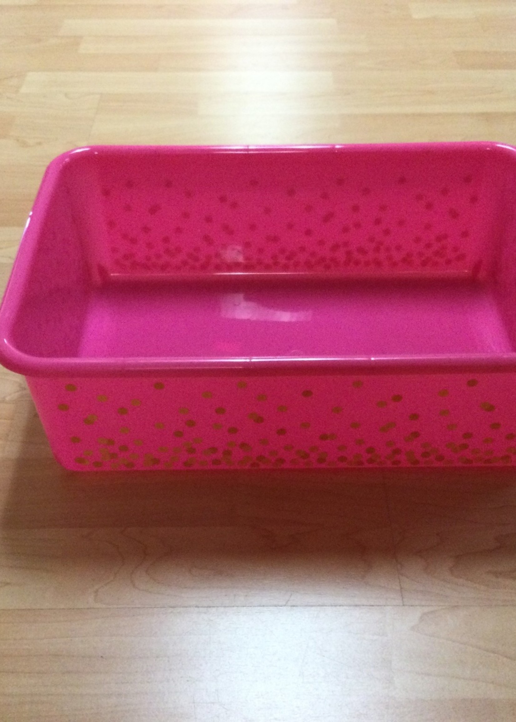 Pink Confetti Large Storage Bin