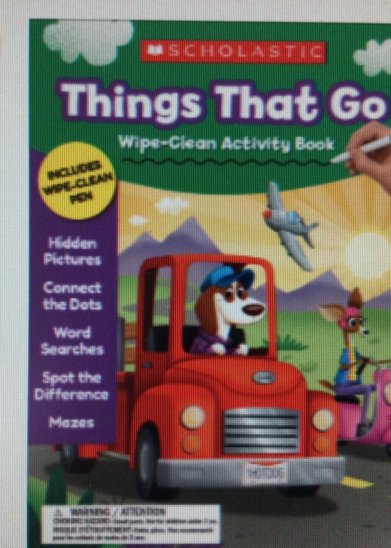Things That Go Activity Book