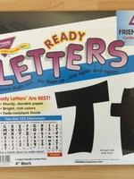 Black 4" Friendly Letter Combo 225pc