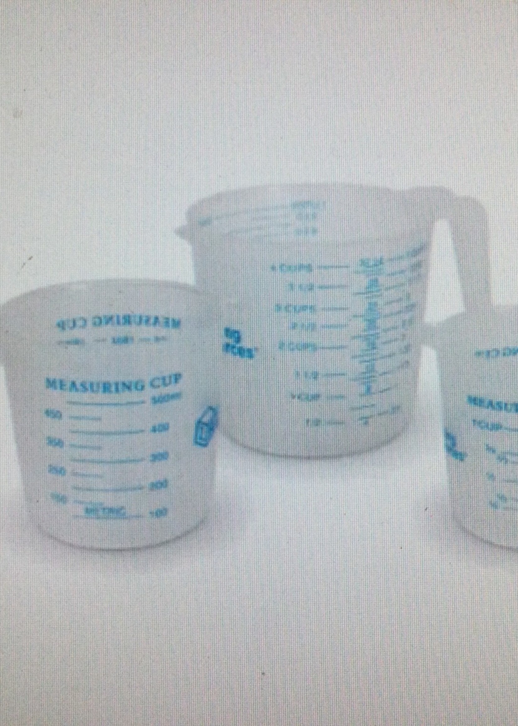 Liquid Measures Set of 3