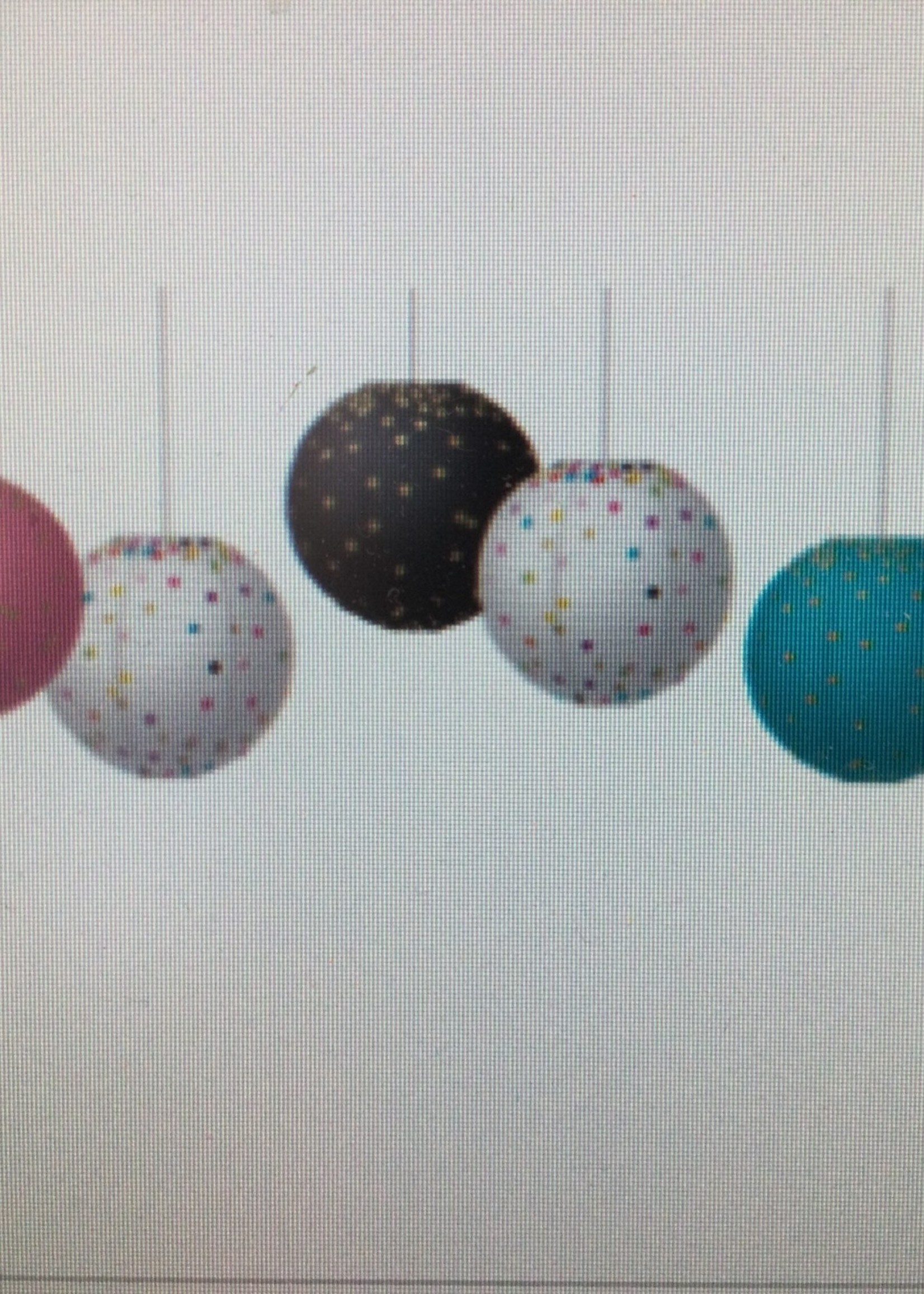 Confetti 8" Paper Lanterns 6pc