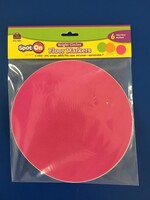 6 Bright Circles Vinyl Floor Markers