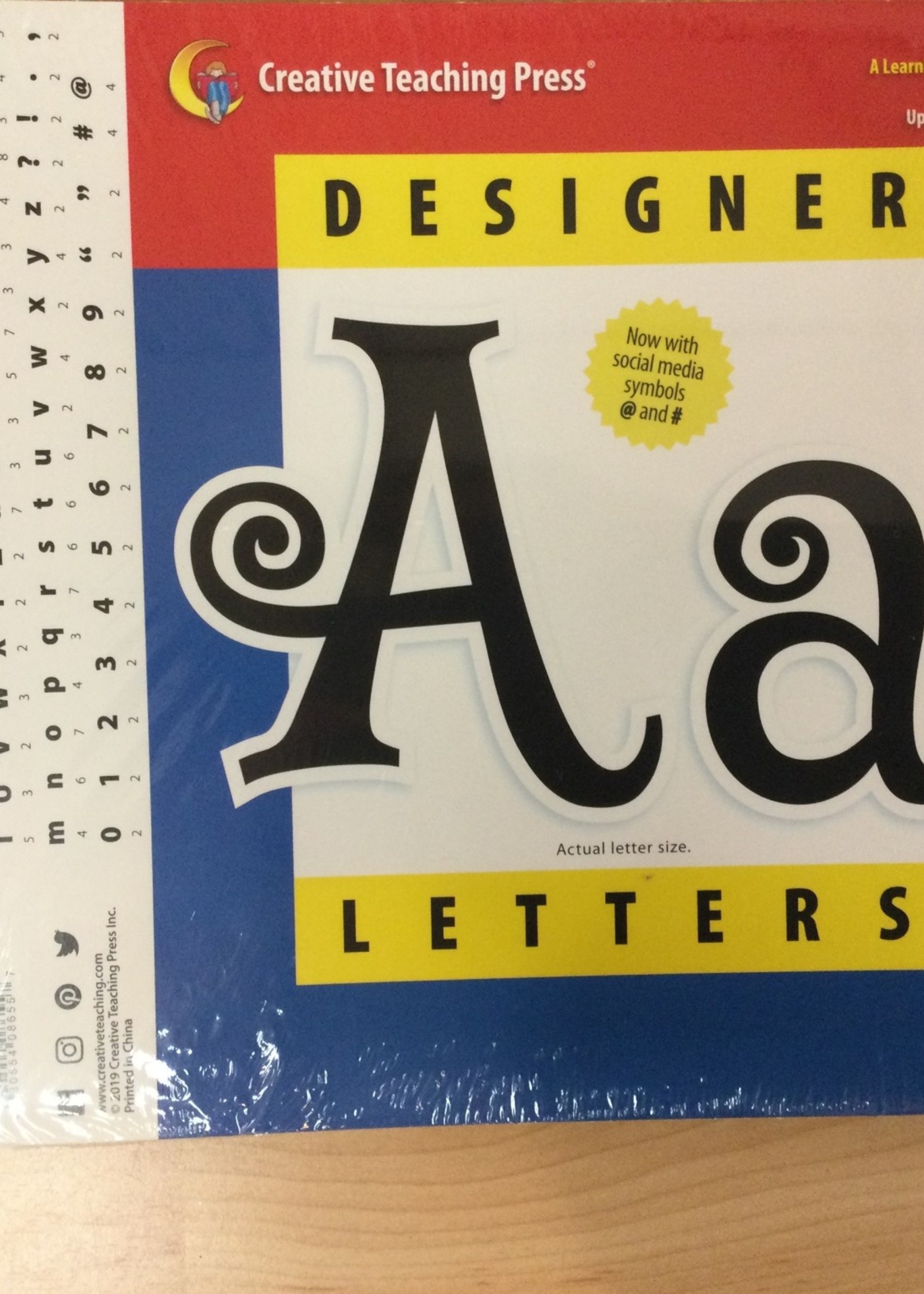 Black Swirl 4" Letters 245pc