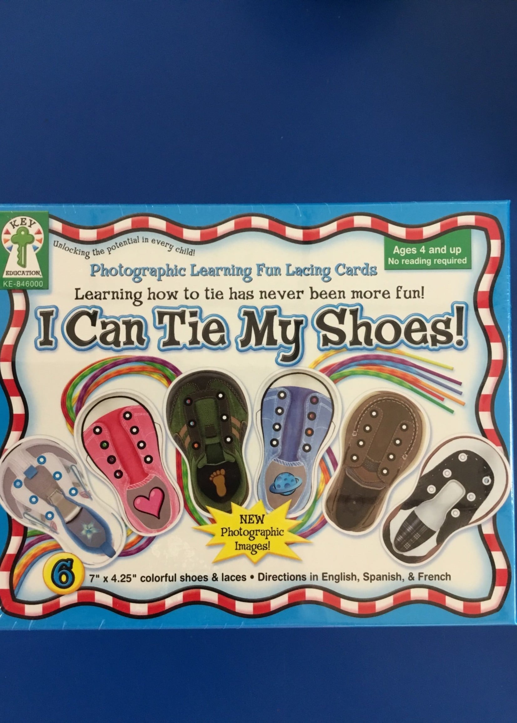 I Can Tie My Shoes! Lacing Cards