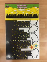 Superhero Cityscape Bulletin Board Set