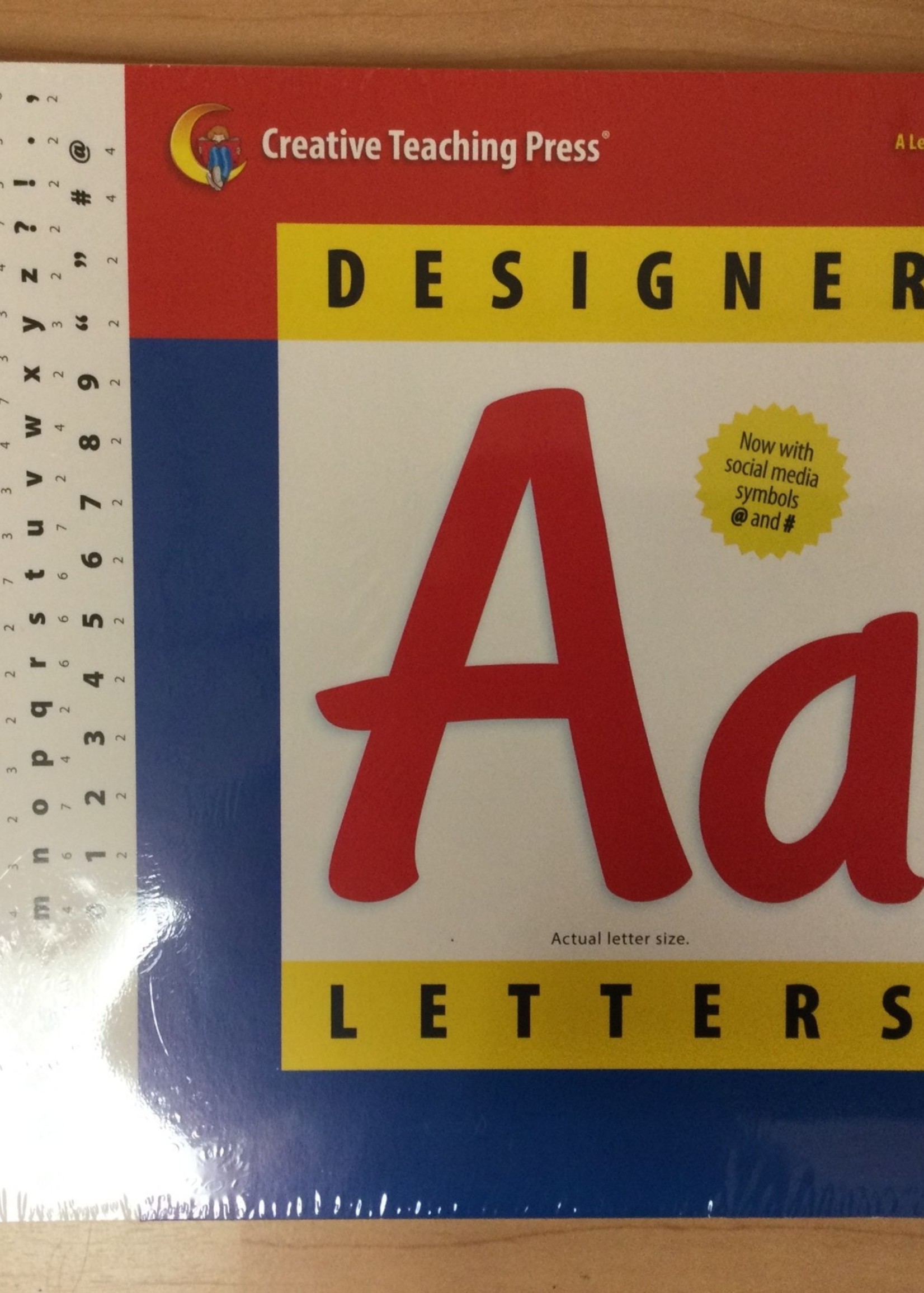 Stylish Poppy Red 4" Letters 235pc