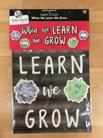 Schoolgirl Style When We Learn We Grow Simply Stylish Bulletin Board