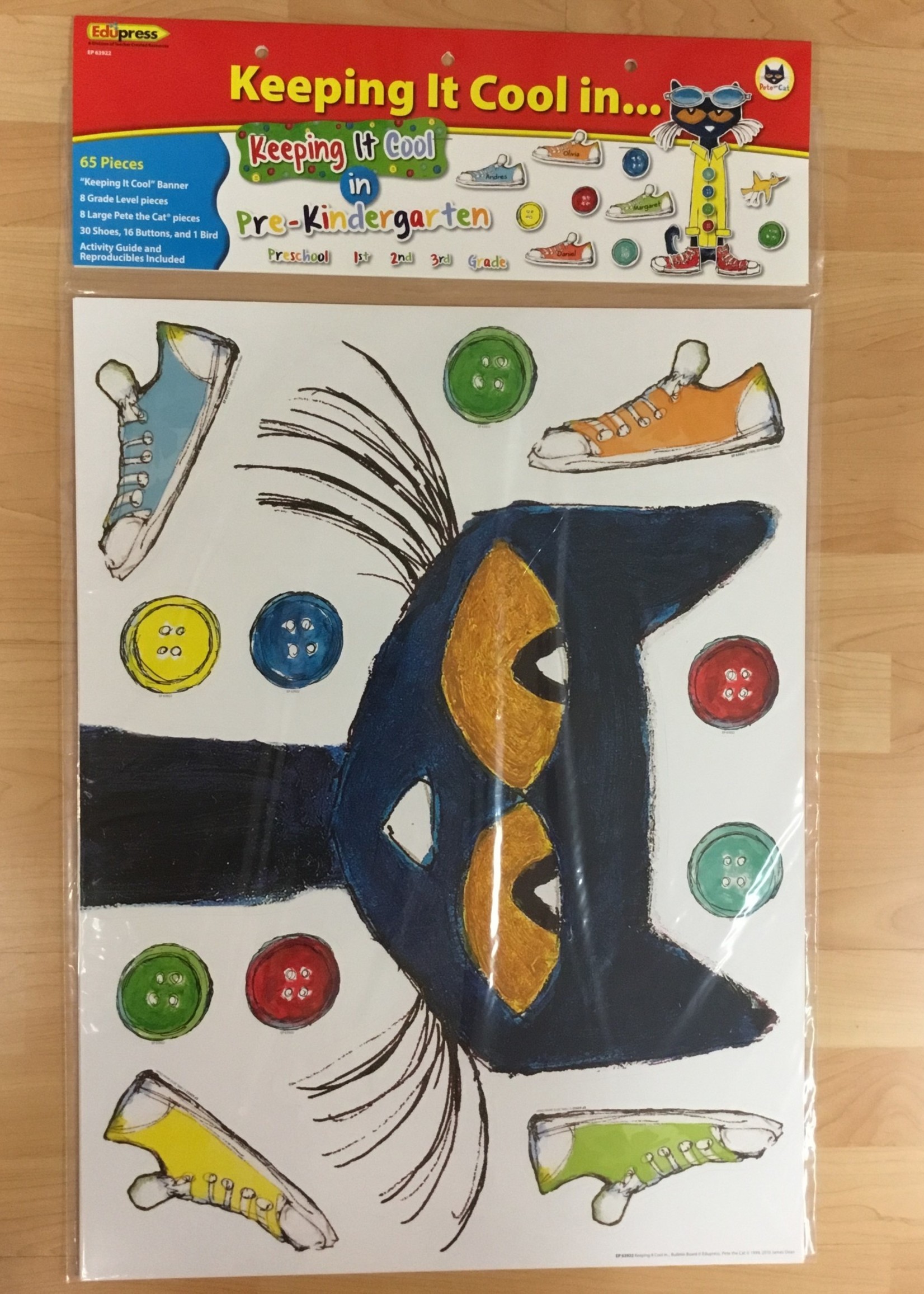 Pete the Cat Keepin It Cool In Bulletin Board Set
