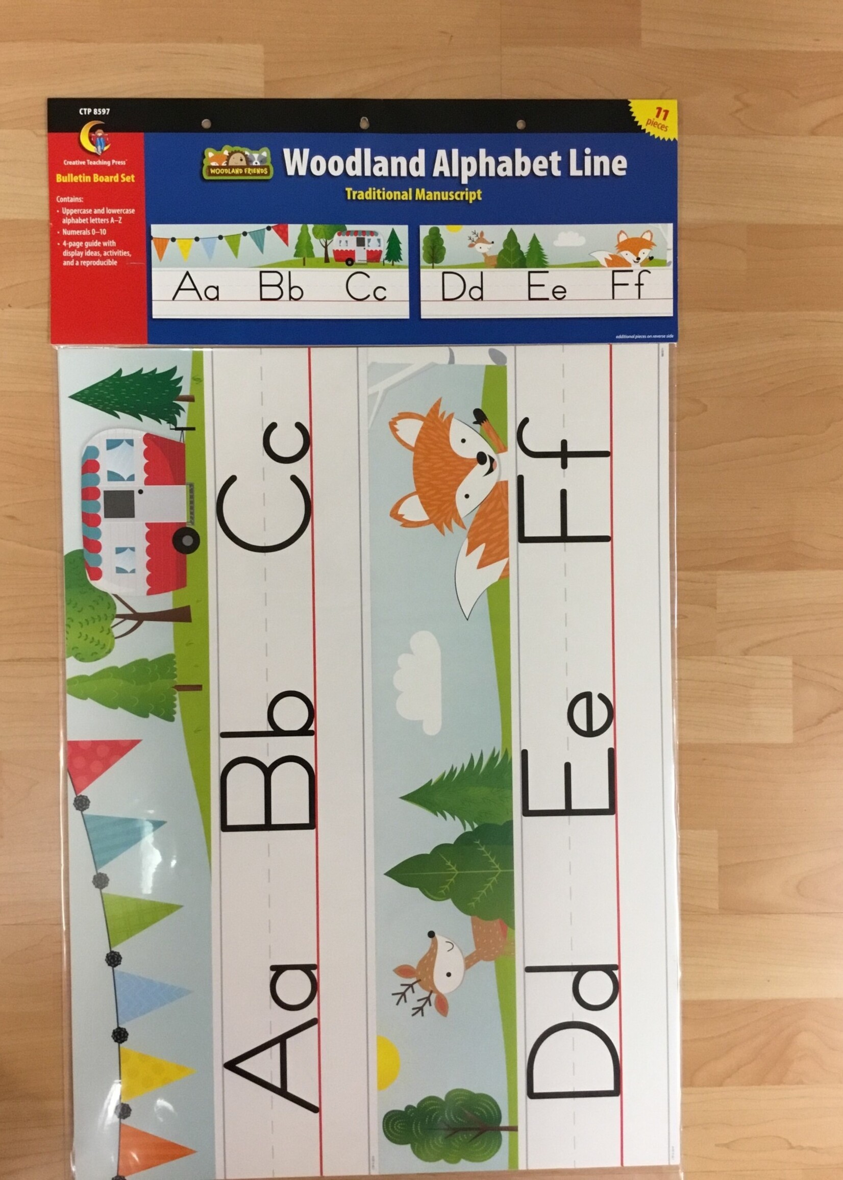 Woodland Friends Manuscript Alphabet Line