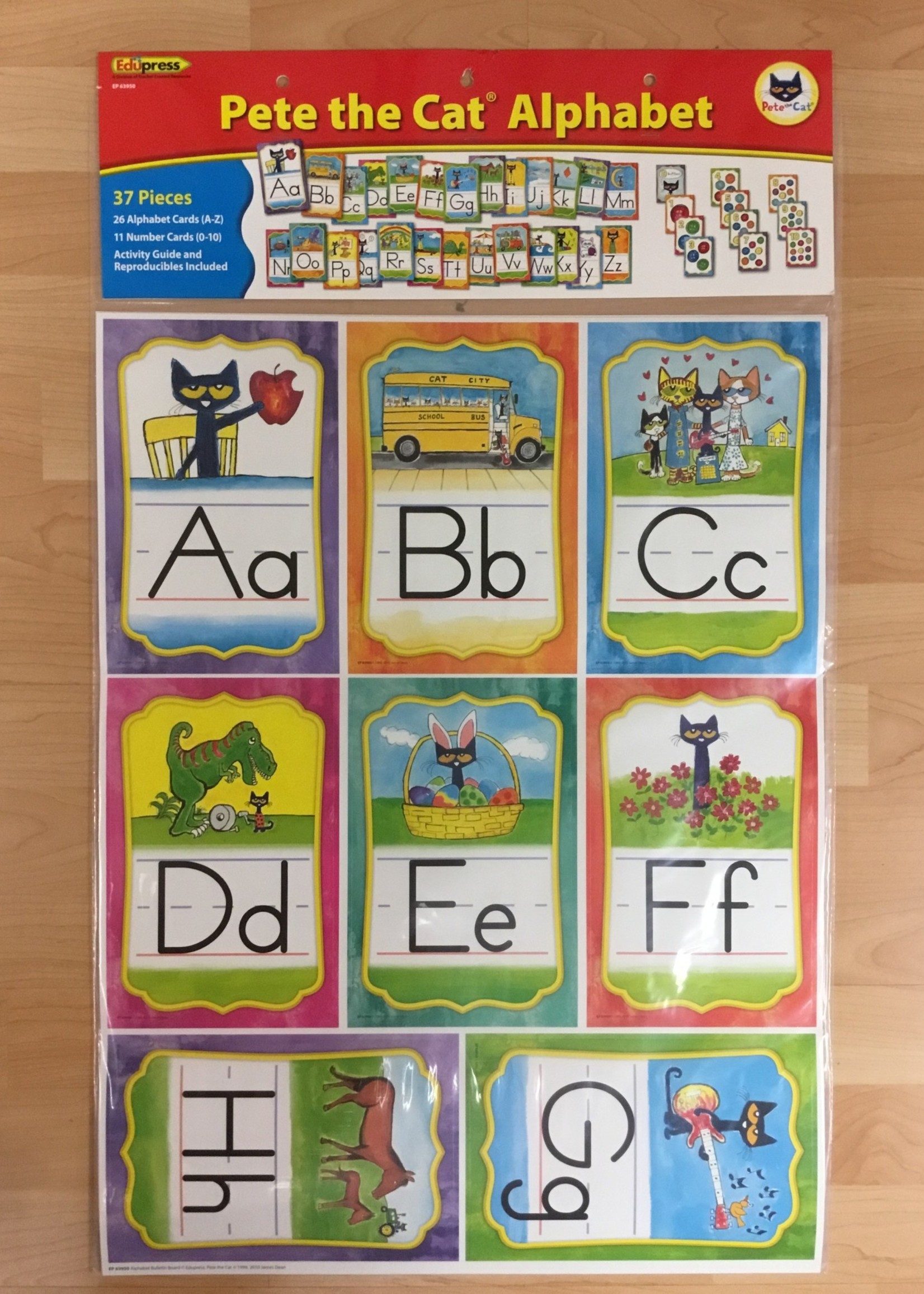 Pete the Cat Alphabet Bulletin Board