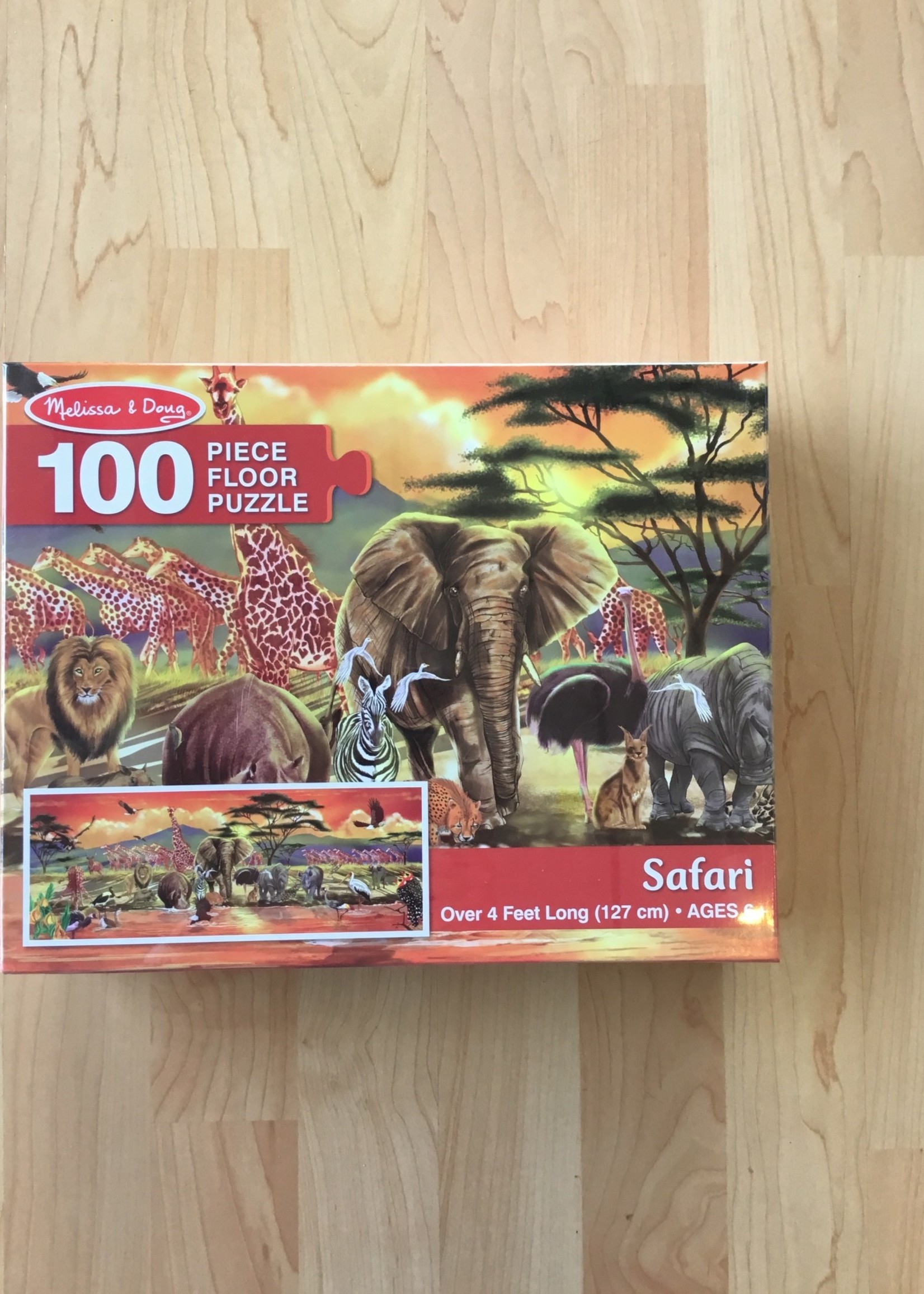 Safari 100 Pc Floor Puzzle