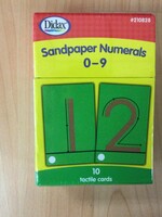 Sandpaper Numerals 0-9